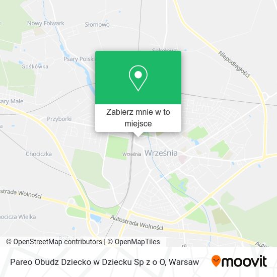 Mapa Pareo Obudz Dziecko w Dziecku Sp z o O