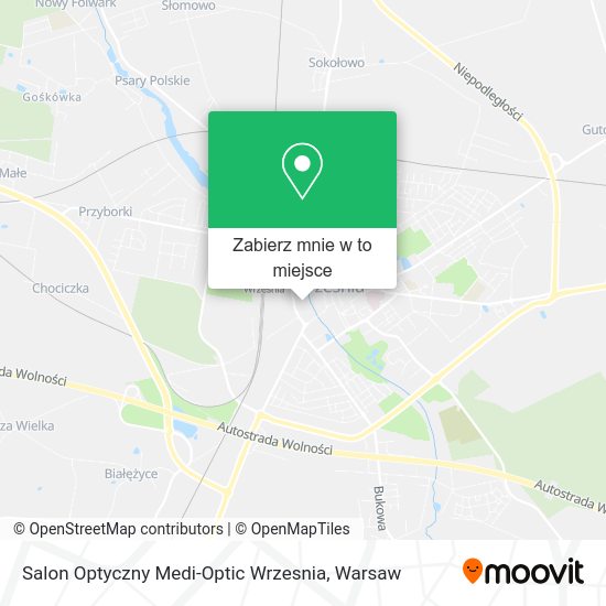 Mapa Salon Optyczny Medi-Optic Wrzesnia