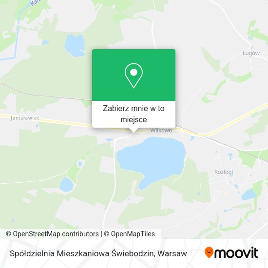 Mapa Spółdzielnia Mieszkaniowa Świebodzin