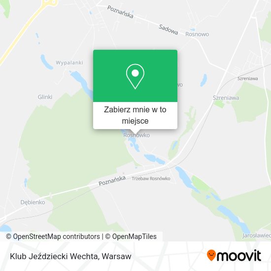 Mapa Klub Jeździecki Wechta