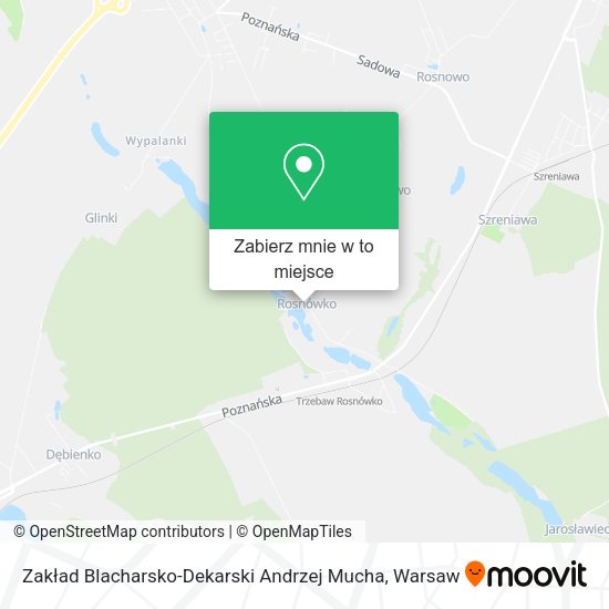 Mapa Zakład Blacharsko-Dekarski Andrzej Mucha