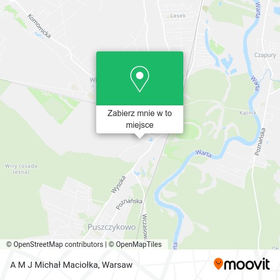 Mapa A M J Michał Maciołka