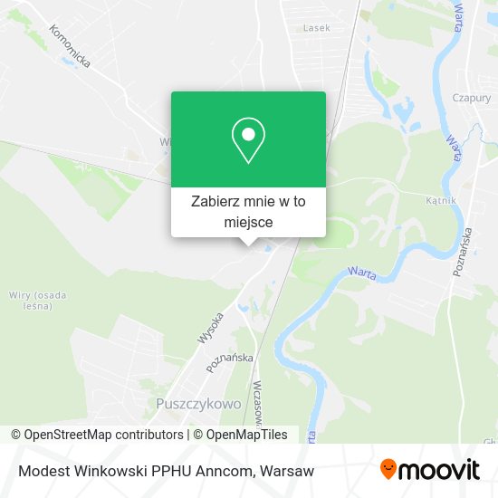 Mapa Modest Winkowski PPHU Anncom