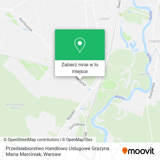 Mapa Przedsiebiorstwo Handlowo Uslugowe Grazyna Maria Marciniak