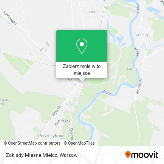 Mapa Zaklady Miesne Mielcz