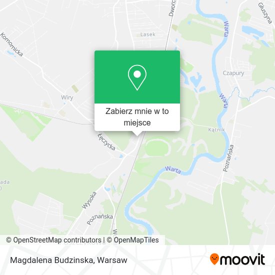 Mapa Magdalena Budzinska