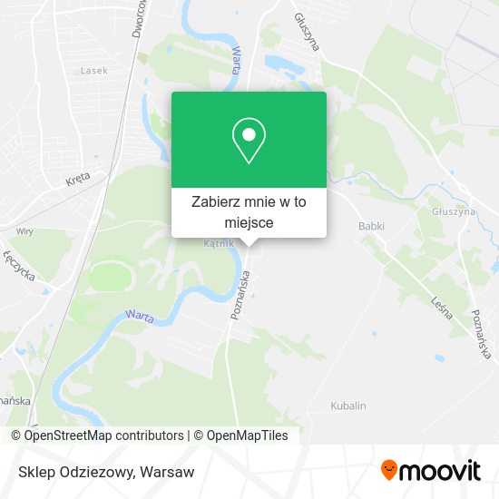 Mapa Sklep Odziezowy