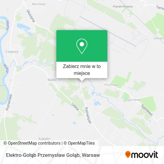 Mapa Elektro-Gołąb Przemysław Gołąb