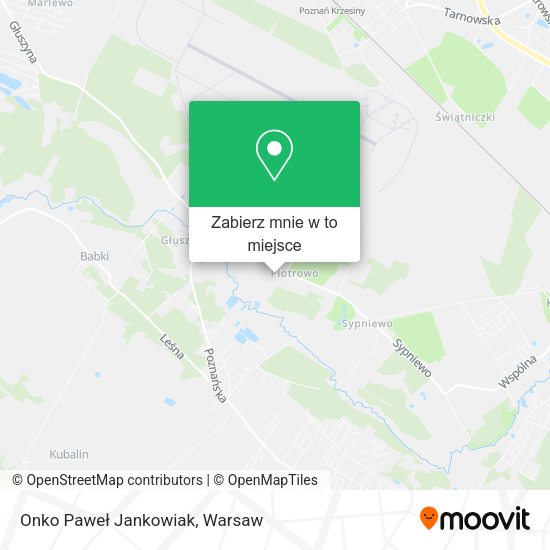 Mapa Onko Paweł Jankowiak