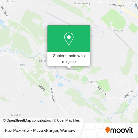 Mapa Bez Pozorów - Pizza&Burger