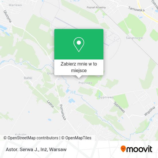 Mapa Astor. Serwa J., Inż