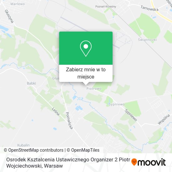 Mapa Osrodek Ksztalcenia Ustawicznego Organizer 2 Piotr Wojciechowski