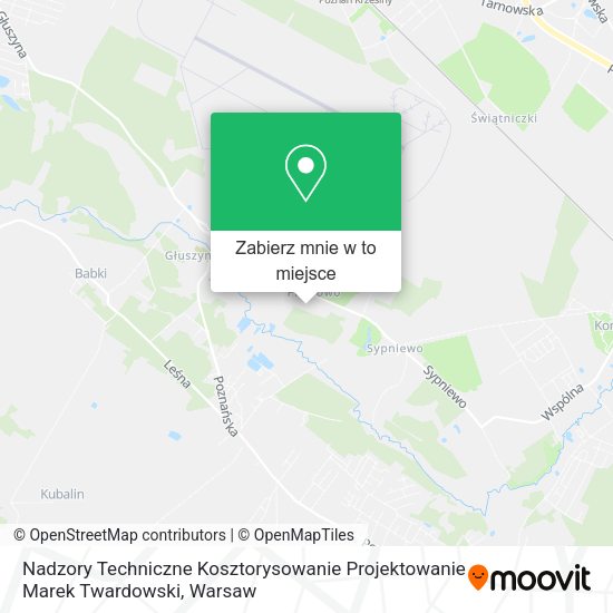 Mapa Nadzory Techniczne Kosztorysowanie Projektowanie Marek Twardowski