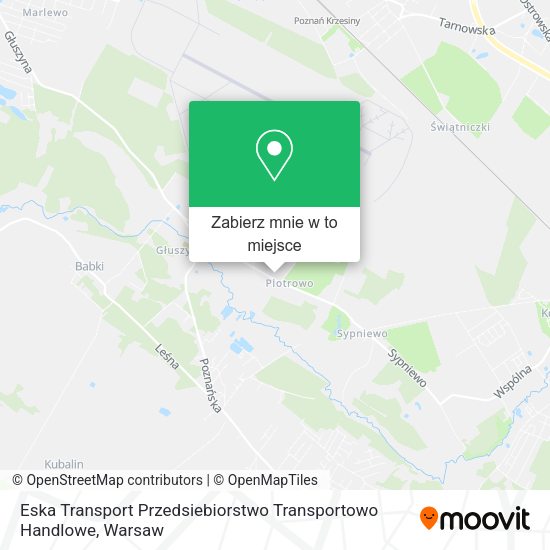 Mapa Eska Transport Przedsiebiorstwo Transportowo Handlowe