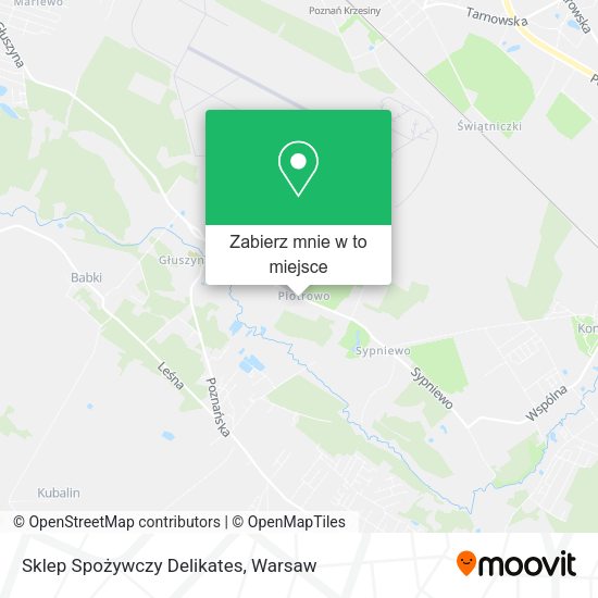 Mapa Sklep Spożywczy Delikates