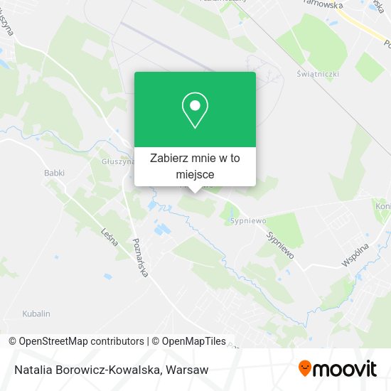 Mapa Natalia Borowicz-Kowalska