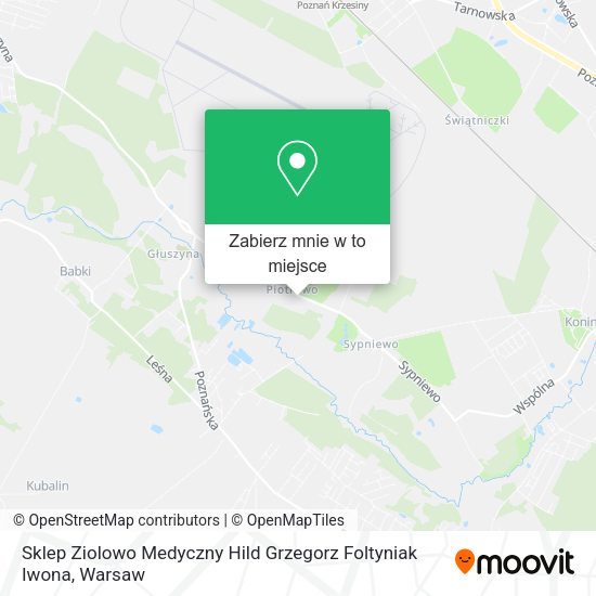 Mapa Sklep Ziolowo Medyczny Hild Grzegorz Foltyniak Iwona