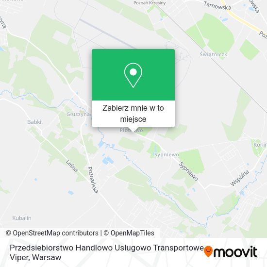 Mapa Przedsiebiorstwo Handlowo Uslugowo Transportowe Viper