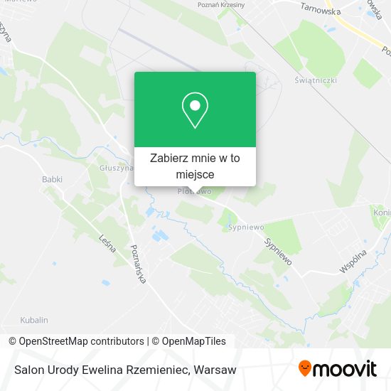 Mapa Salon Urody Ewelina Rzemieniec