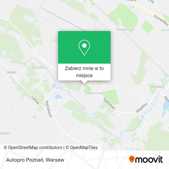 Mapa Autopro Poznań