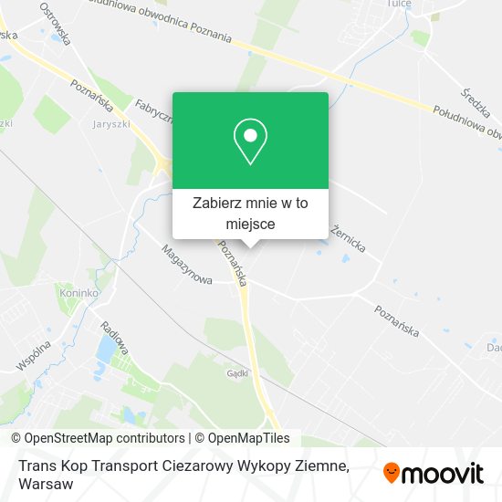 Mapa Trans Kop Transport Ciezarowy Wykopy Ziemne