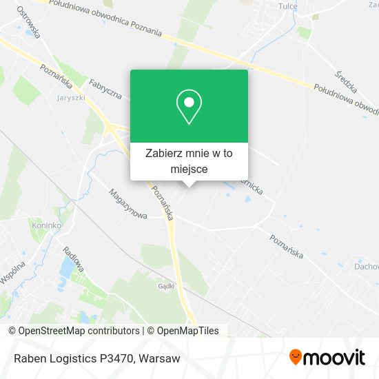 Mapa Raben Logistics P3470