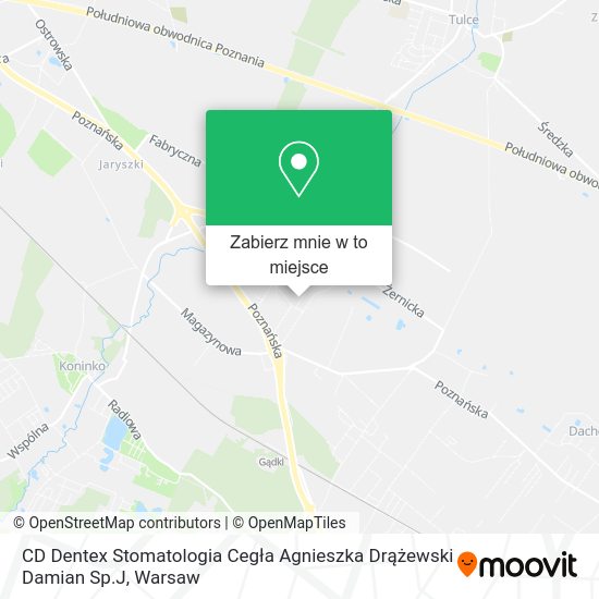 Mapa CD Dentex Stomatologia Cegła Agnieszka Drążewski Damian Sp.J