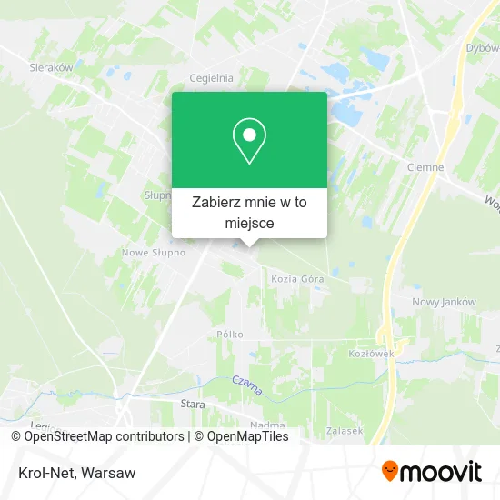 Mapa Krol-Net