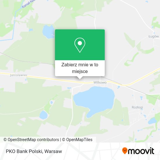 Mapa PKO Bank Polski