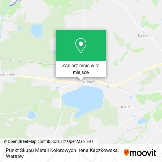 Mapa Punkt Skupu Metali Kolorowych Irena Kaczkowska