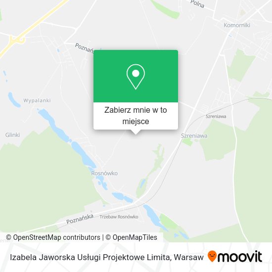 Mapa Izabela Jaworska Usługi Projektowe Limita