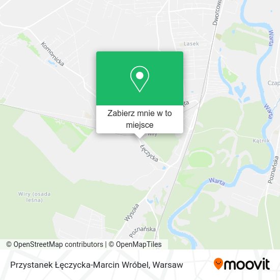 Mapa Przystanek Łęczycka-Marcin Wróbel