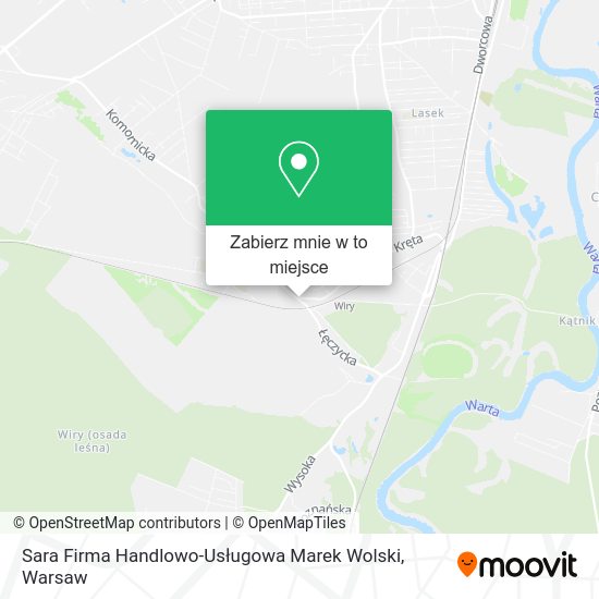 Mapa Sara Firma Handlowo-Usługowa Marek Wolski