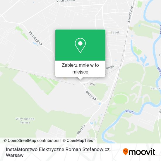 Mapa Instalatorstwo Elektryczne Roman Stefanowicz