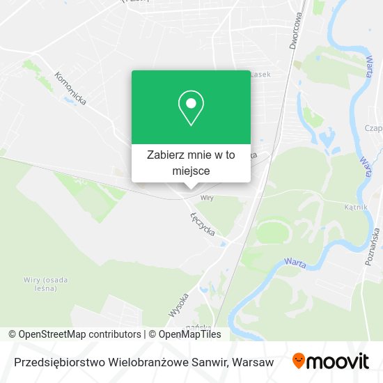 Mapa Przedsiębiorstwo Wielobranżowe Sanwir