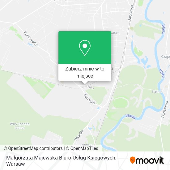 Mapa Małgorzata Majewska Biuro Usług Ksiegowych