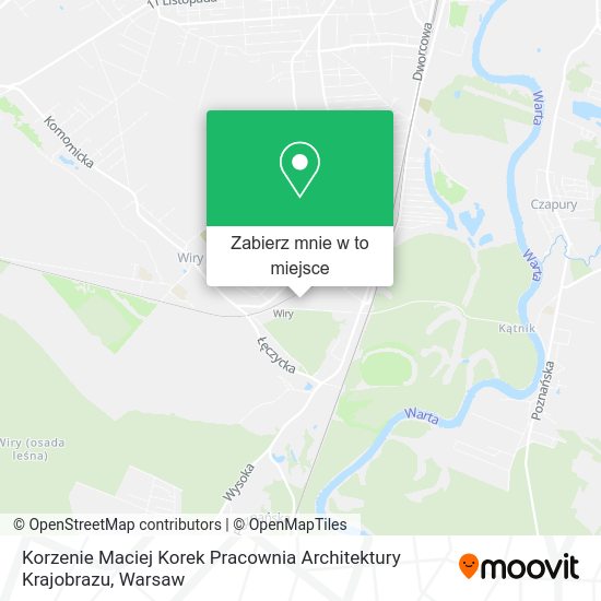 Mapa Korzenie Maciej Korek Pracownia Architektury Krajobrazu