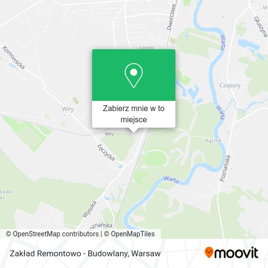 Mapa Zakład Remontowo - Budowlany