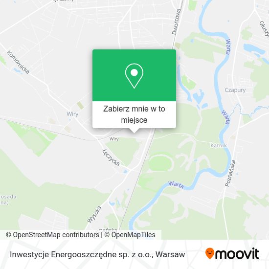 Mapa Inwestycje Energooszczędne sp. z o.o.