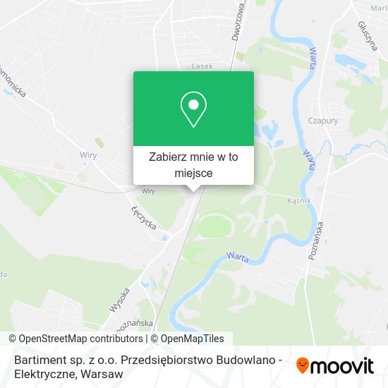 Mapa Bartiment sp. z o.o. Przedsiębiorstwo Budowlano - Elektryczne