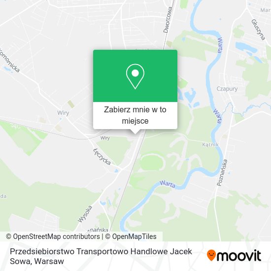 Mapa Przedsiebiorstwo Transportowo Handlowe Jacek Sowa