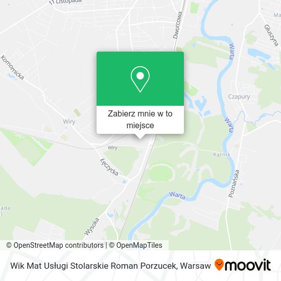 Mapa Wik Mat Usługi Stolarskie Roman Porzucek