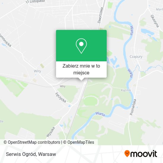 Mapa Serwis Ogród