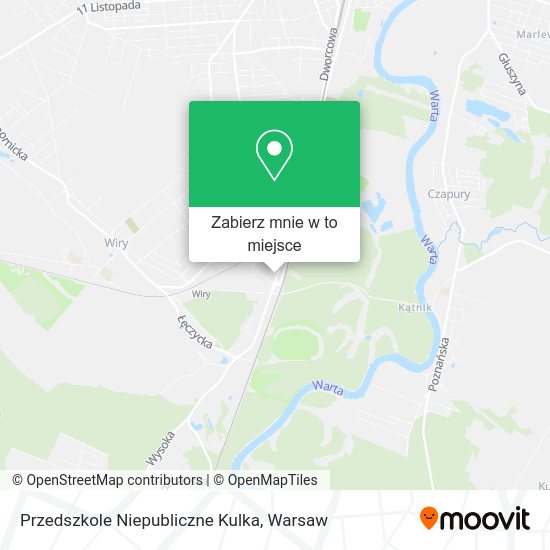 Mapa Przedszkole Niepubliczne Kulka