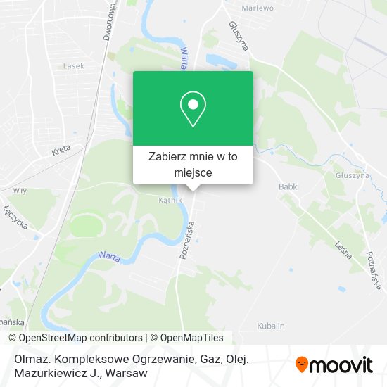 Mapa Olmaz. Kompleksowe Ogrzewanie, Gaz, Olej. Mazurkiewicz J.