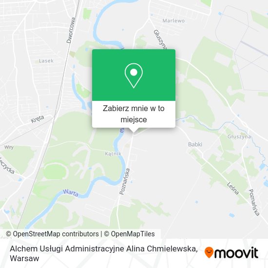 Mapa Alchem Usługi Administracyjne Alina Chmielewska