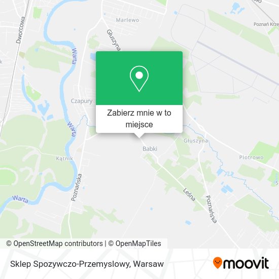 Mapa Sklep Spozywczo-Przemyslowy