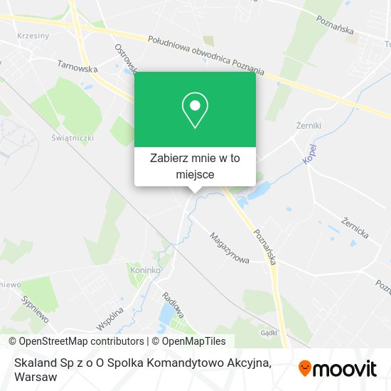 Mapa Skaland Sp z o O Spolka Komandytowo Akcyjna