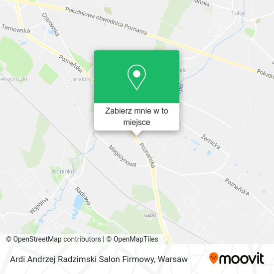 Mapa Ardi Andrzej Radzimski Salon Firmowy