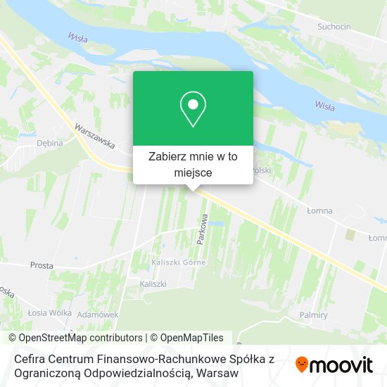 Mapa Cefira Centrum Finansowo-Rachunkowe Spółka z Ograniczoną Odpowiedzialnością